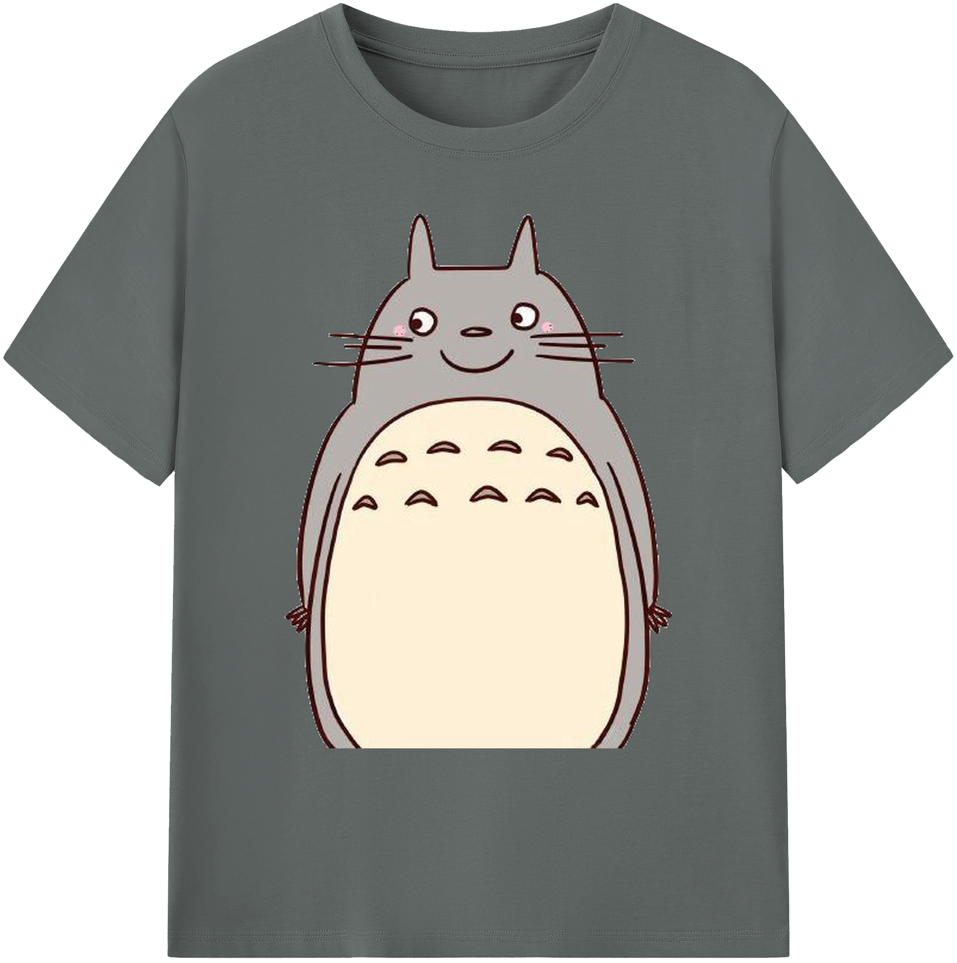 （画像用） となりのトトロ 草壁メイ 草壁サツキ My Neighbor Totoro Satsuki Kusakabe Mei Kusakabe 綿100％ メンズ半袖Tシャツ｜肌触りやわらか＆通気性